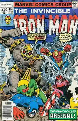 Buy Iron Man (1st Series) #114 GD; Marvel | Low Grade - Bill Mantlo - We Combine Shi • 7.04£
