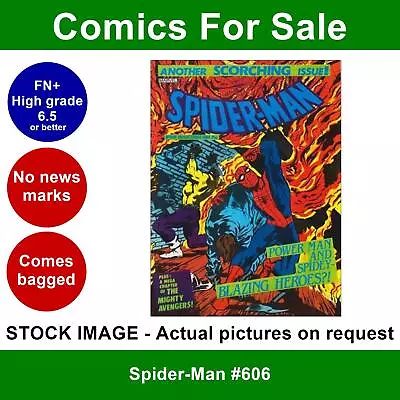 Buy Spider-Man #606 Comic - FN/VFN Clean 20 October 1984 - Marvel UK • 19.99£