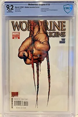 Buy Wolverine Origins #10 1st Daken Appearance VERY RARE Third Claw Variant CBCS 9.2 • 799.51£