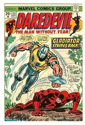 Buy Daredevil #113 4.0 // 1st Cameo Appearance Of Death-stalker Marvel Comics 1974 • 23.72£