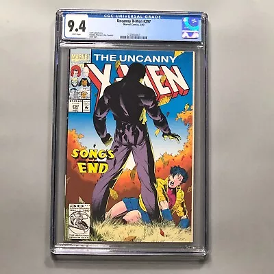 Buy Uncanny X-Men 297 CGC 9.4 Song's End Marvel Comics 1993 • 27.59£