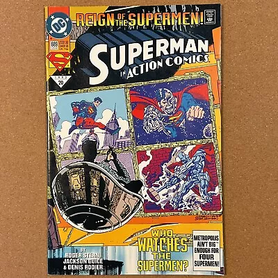 Buy DC Action Comics SUPERMAN #689 1994 / 1st Black Suit Superman / HBO Snyder Cut • 11.86£
