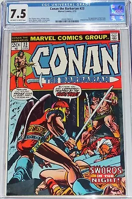 Buy Conan The Barbarian #23 CGC 7.5 From Feb 1973 1st Appearance Of Red Sonja • 111.52£