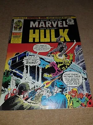 Buy The Mighty World Of Marvel  Starring The Incredible Hulk Issue 155 • 7.99£