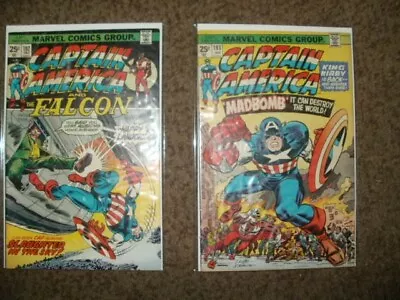 Buy Lot Of 2 Captain America 192 & 193 - 1st Moonstone - Jack Kirby - Fine 6.0 • 15.88£