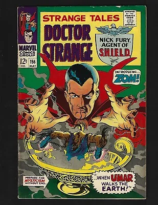 Buy Strange Tales #156 FN Steranko Nick Fury SHIELD X-Men Dr Strange Umar 1st Zom • 19.71£