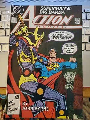 Buy Action Comics 592  Superman And Big Barda Of The New Gods!  VF  1987  • 15.79£