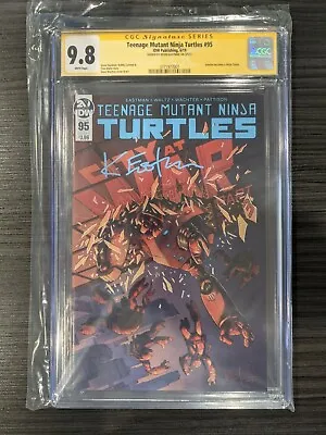 Buy Teenage Mutant Ninja Turtles 95 CGC SS 9.8 Signed By Kevin Eastman TMNT • 228.63£