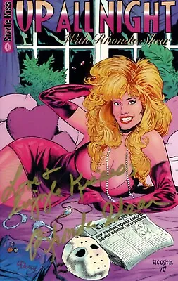 Buy Up All Night With Rhonda Shear Issue #1 Comic Book (Signed By Rhonda Shear) • 19.99£