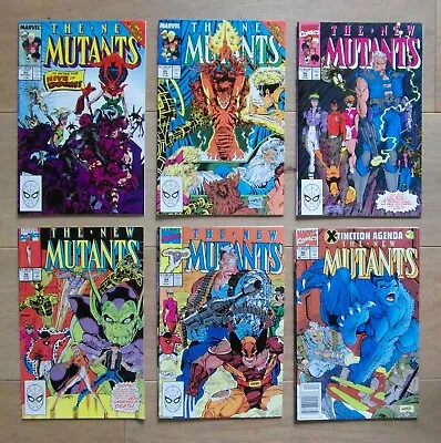 Buy THE NEW MUTANTS (vol.1) Issues #84,85,90,92,94,96 - Marvel 1982 - FN+ To VF+ • 11.49£