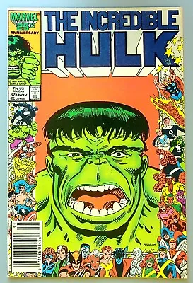 Buy Incredible Hulk #325 ~ MARVEL 1986 ~ NEW HULK - Anniversary Ish - Newsstand VF • 13.60£