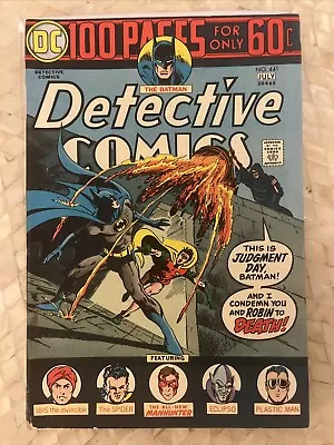 Buy Detective Comics #441 Jim Aparo Cover Art Batman 100 Pages DC 1974 Simonson • 8£