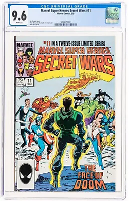 Buy Marvel Super Heroes Secret Wars #11 1984 CGC 9.6 NM WHITE PAGES Avengers • 104.02£