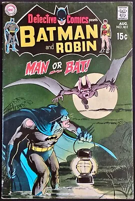 Buy Detective Comics #402 FN/VF 7.0/VF- DC 1970 Key 2nd App Man Bat Bronze Age • 96.03£