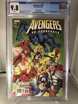 Buy Avengers No Surrender #676 CGC 9.8 1st Voyager, Avengers Variant • 67.02£