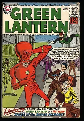 Buy Green Lantern #13 VG/FN 5.0 Flash! Gil Kane/Joe Giella Cover! DC Comics 1962 • 77.30£