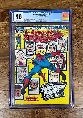 Buy CGC NG Amazing Spider-Man #121 1973   Death  Of Gwen Stacy - Reproduction Cover • 99.93£