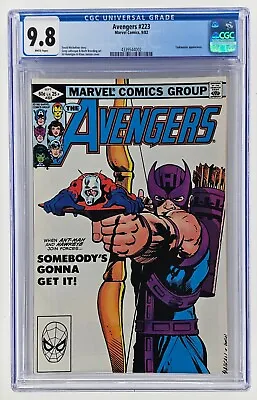 Buy Avengers #223 (1982) Marvel Classic Hawkeye Antman Cover - CGC 9.8 White Pages • 196.69£