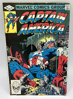 Buy Captain America #272 Newsstand Zeck 1st Appearance Vermin KEY 1982 Vintage • 9.55£
