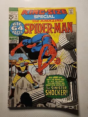 Buy Amazing Spider-Man Annual 8 King Size Special Shocker Early Bronze Age 1971 • 14.86£