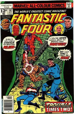 Buy Fantastic Four (1961) # 187 UK Price (5.0-VGF) Klaw, Molecule Man 1977 • 6.75£