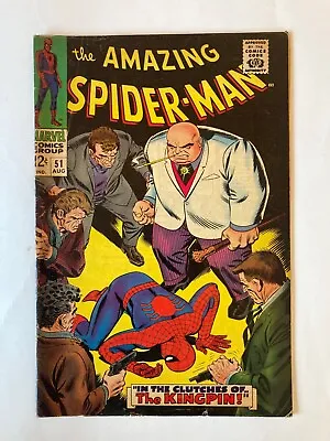 Buy Amazing Spider-Man #51 (1967) 2nd Kingpin Appearance & 1st Cover Appearance • 126.49£
