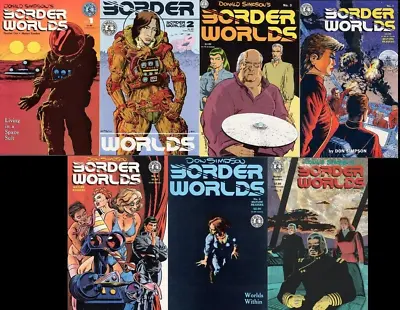 Buy Border Worlds Complete Set Donald Simpson Megaton Man 1-7 Error Edition VF • 16.04£