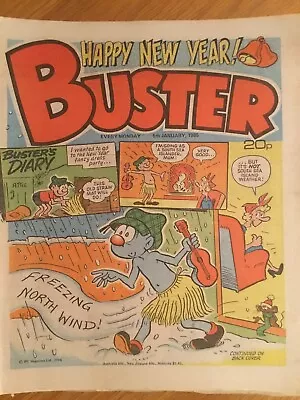 Buy Buster Comic - 5 January 1985 - Happy New Year • 5.49£
