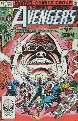 Buy AVENGERS #229 VF, Direct, Marvel Comics 1983 Stock Image • 4.74£