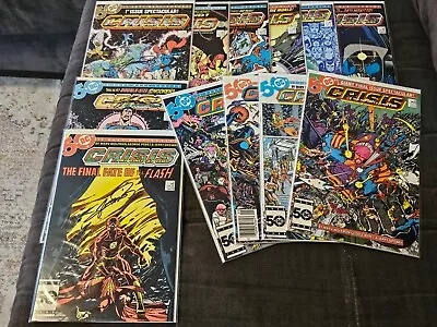 Buy CRISIS ON INFINITE EARTHS #1-12 NEAR MINT COMPLETE SET 1985 Issue 1, 7, 8 Signed • 114.60£