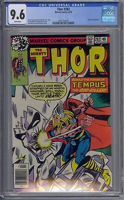 Buy Thor #282 Cgc 9.6 Tempus Ron Wilson White Pages • 99.93£
