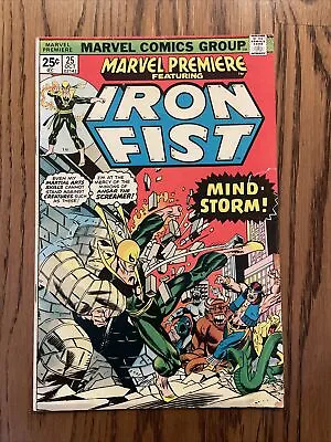 Buy Marvel Premiere # 25 (1975) 1st Byrne Iron Fist, 1st Cameo App Jeryn Hogarth! • 8.78£