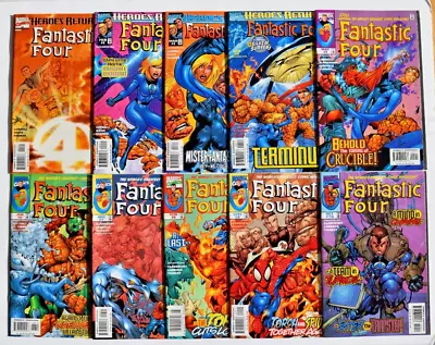 Buy Fantastic Four (1998) 161 Issue Comic Run #1-70,500-588,annuals Marvel Comics • 511.83£