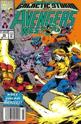 Buy West Coast Avengers (Vol 1) #  80 (VryFn Minus-) (VFN-) US Newsstand Edition COM • 8.98£