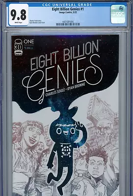 Buy Eight Billion Genies #1 (2022) Image CGC 9.8 White Charles Soule • 66.91£