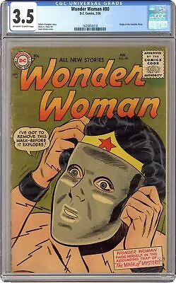Buy Wonder Woman #80 CGC 3.5 1956 1624856018 • 218.47£