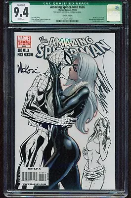 Buy Amazing Spider-man # 606 Var Cgc 9.4 Qualified Two Names Written On Cover G-897 • 158.11£
