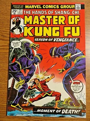 Buy Master Of Kung Fu #21 Bronze Age Manchu FVF 1st Pr Shang-Chi 10 Rings Marvel MCU • 19.07£