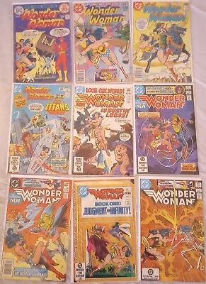 Buy DC Comics Wonder Woman Lot #213 249 263 287 288 289 290 291 301 Flash Huntress • 77.33£