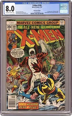 Buy Uncanny X-Men #109 CGC 8.0 Newsstand 1978 4127418010 • 193.13£