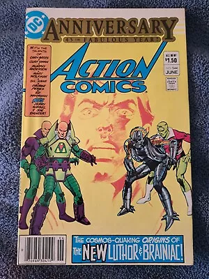 Buy ACTION COMICS #544 (45th ANNIVERSARY ISSUE) - BRAINIAC - LUTHOR - SHIPS FREE • 15.99£