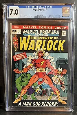 Buy Marvel Premiere #1 (the Power Of Warlock) Cgc 7.0 • 140£