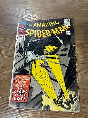 Buy Amazing Spider-Man #30 - Marvel Comics - 1965 - 1st App Cat Burglar • 29.95£