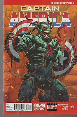 Buy Marvel Comics Captain America #20 (2014) 1st Print Vf+ • 2.25£