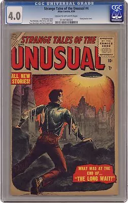 Buy Strange Tales Of The Unusual #4 CGC 4.0 1956 0144186024 • 79.06£