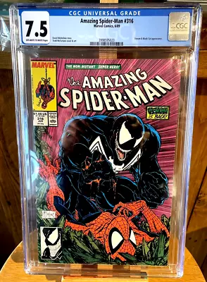 Buy The Amazing Spider-man 316 CGC 7.5 Grade • 120£
