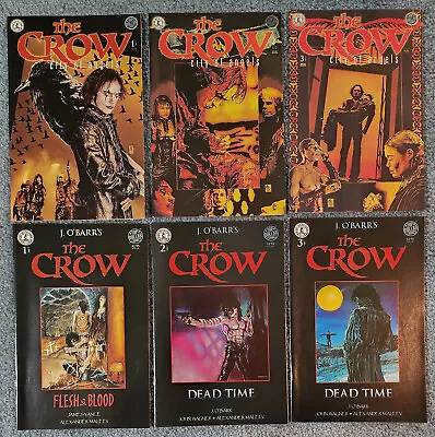 Buy The Crow Dead Time + City Of Angels #1-3 Complete Sets Top $ Comics 1996 -VF/VF+ • 40.12£
