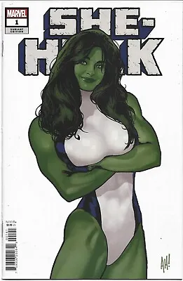 Buy She-Hulk #1 - Adam Hughes Variant Cover, 2022, Marvel Comic • 8£