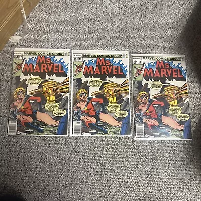 Buy MS. MARVEL #17 Warehouse Find Lot Of (3) Comics 1st Mystique HI GRADE Avg • 56.30£