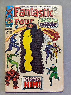 Buy Fantastic Four #67, Origin & 1st Appearance HIM, Adam Warlock, FREE UK POSTAGE • 115.99£